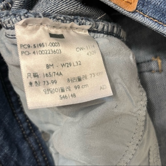 LEVI’S Women Distressed Jeans Denim Bootcut Mid Rise Size 8M W29 L32 - Picture 3 of 7